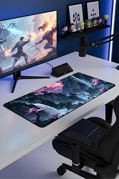 BLACK DEER 8 Different Model Stitched Edge 90X40 cm Digital Player Gaming Mouse Pad (Jungle Art)