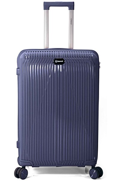 Benzi Troler de cabină BZ 5819, 55x33x19 cm, polipropilenă, încuietoare, 4 roți 360°, albastru marin