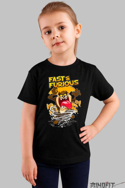 GILDAN Tricou Taz Tornado Fast And Furious Looney Tunes Baiat