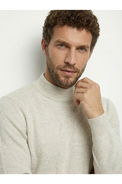 dcn giyim 1985 Herman Half-Throat Thin Wool Sweater-Hrm