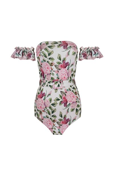 Nur Karaata Marigold Rose Swimsuit