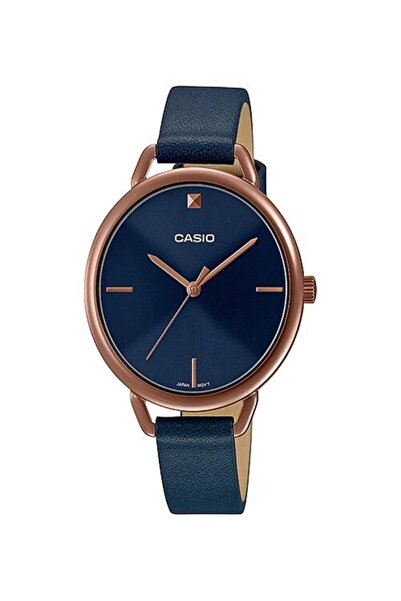 Casio ساعة إنتايسر التناظرية للنساء - LTP-E415RL-2CDF (زرقاء)