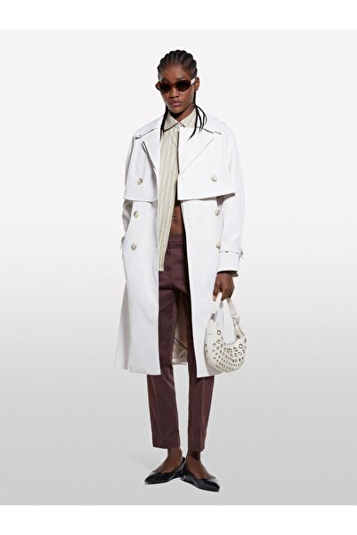 Sisley Women's 100% Cotton Striped Masculine Poplin Shirt 325P5Lkylq08H-Sis903