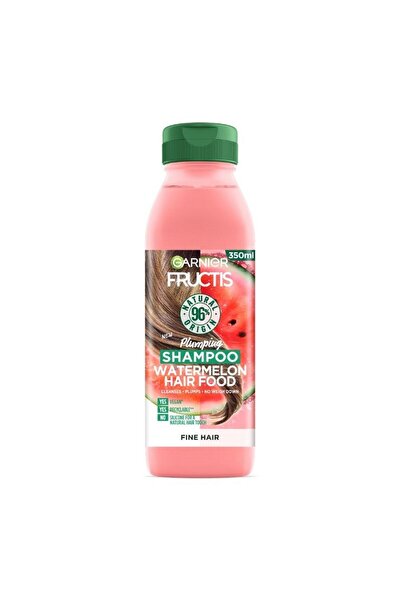 Garnier Fructis Sampon de Par Hair Food Pepene Verde, pentru Par Subtire, 350 ml