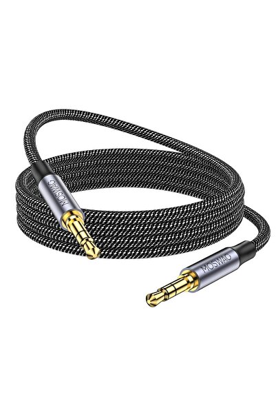 Generic MOSWAG 3m 3.5mm Male-to-Male Nylon Braided Aux Cable