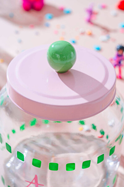 ACAR Vicenza Colored Glass Jar - 1.3 L