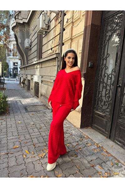 StylovelyShop Two-piece Knitwear Set