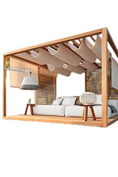 Bamena Wood Repal Ahşap Şezlong