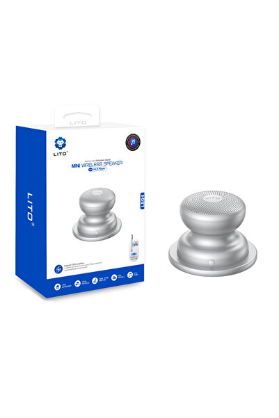 Lito LS04 Taşınabilir Güçlü Manyetik Mini Kablosuz Hoparlör Gümüş