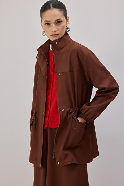 Touché Privé Stand Collar Zipper Jacket