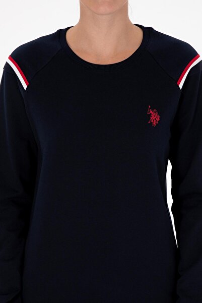 U.S. Polo Assn. Women's Look Stylish 100% Cotton Striped Detail Pajama Set