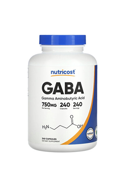 Nutricost Gaba 750mg 240 Kapsül