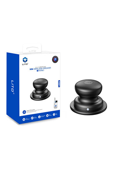 Lito LS04 Taşınabilir Güçlü Manyetik Mini Kablosuz Hoparlör Siyah