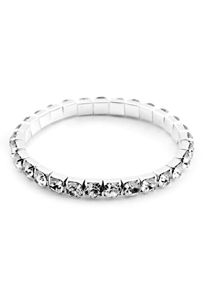 Cozyce Steel Bracelet with Silver Stone
