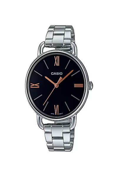 Casio Women's Enticer Analog Watch - LTP-E414D-1ADF (Black)