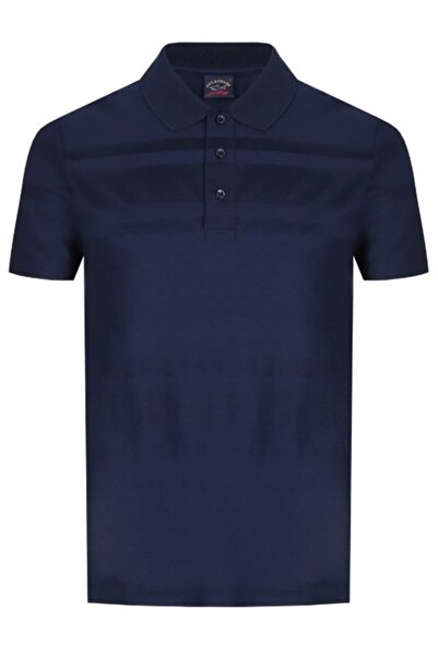 PAUL&SHARK MEN'S KNITTED POLOSHIRT C.WCOTTON