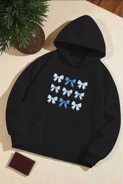 Hunors Sportswear & Company سترة مطبوع يونيسكس موديل قطن بغطاء رأس سويت شيرت