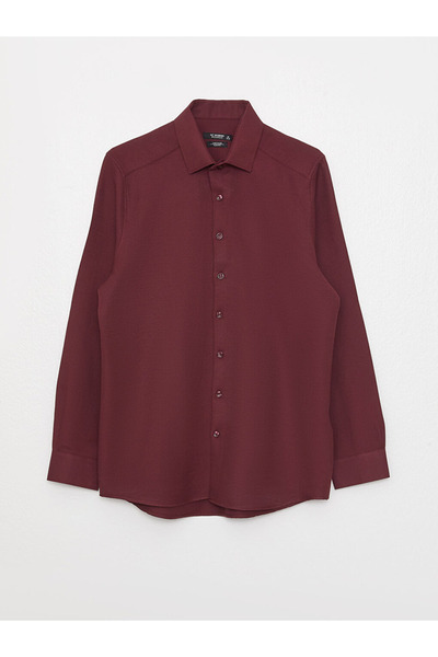 CATHECAT Dobby Patterned Slimfit Easy-Iron Non-Shrink Tie Shirt