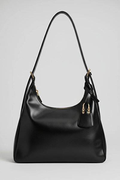 Zenvia حقيبة كتف نسائية ماركة ماراو موديل كارم هدية باللون الأسود