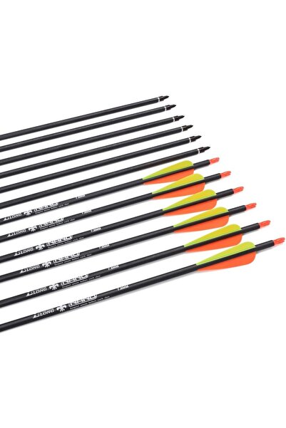 NO BRAND ELONG OUTDOOR Carbon Arrows 28/30/31 Inches for Recurve, Long and Traditional Bows