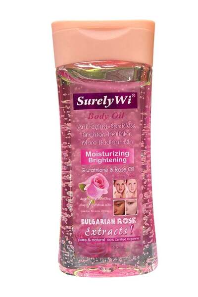 Surely Wi جل زيت مرطب للجسم بخلاصة الورد البلغاري 200 مل