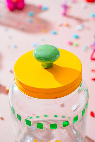 ACAR Vicenza Colored Glass Jar - 900 ml