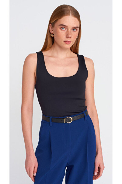 TUĞBALİ Women's Thick Strap Polyamide Dough-Like Tank Top