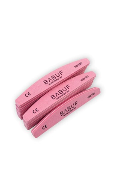 BABUF Nail Buffers Set 100 pcs – BF 1, Grit 100/180