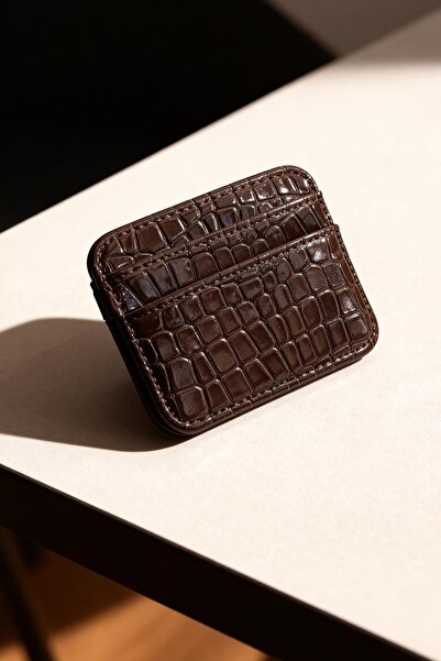 Rays TCR-028 Πορτοφόλι για με τύπωμα κάρτες καφέ