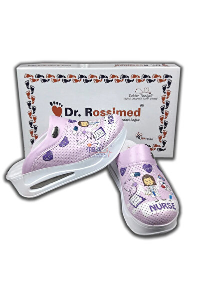 DR. ROSSİMED Ροζ ιατρικά τσόκαρα Nurse, με υψηλή σόλα Airmax