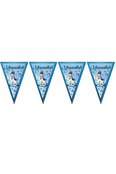 BEST PARTİ علم مثلث الشعائرية مكتوب عليه 'ما شاء الله'