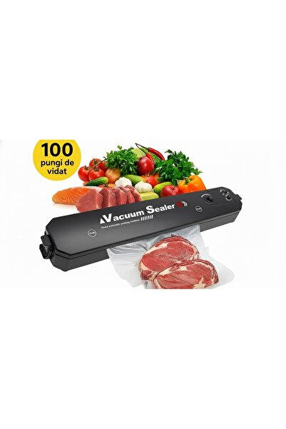 EMATTEIRO Συσκευή σφράγισης κενού αέρος τροφίμων με 100 σακούλες + 10 δώρα, ε...