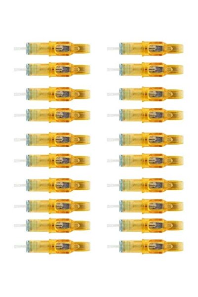 Generic 20-Piece 7RM Disposable Tattoo Needle Kit Yellow