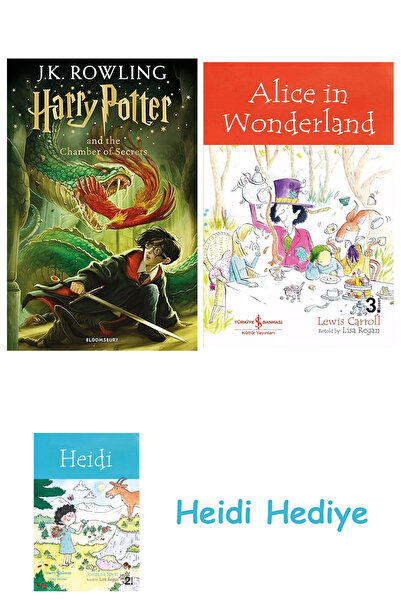 Bloomsbury Harry Potter - Camera Secretelor + Alice în Țara Minunilor + Heidi