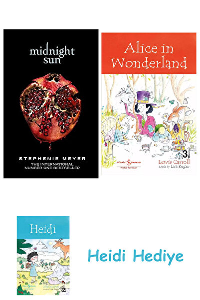 Bloomsbury Полунощно слънце: 12 + Алиса в страната на чудесата + Хайди