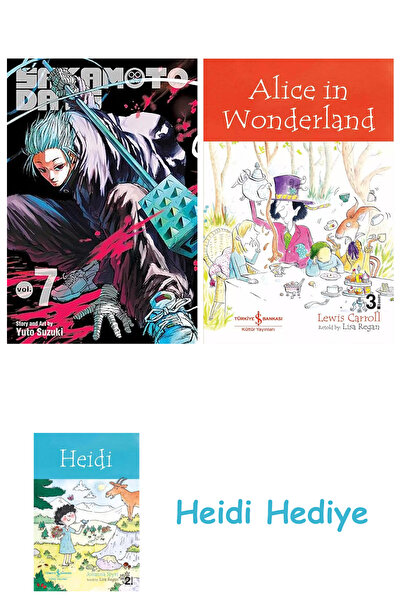 Bloomsbury Ημέρες Σακαμότο, Τόμος. 7 + Η Αλίκη στη Χώρα των Θαυμάτων + Η Χέιντι