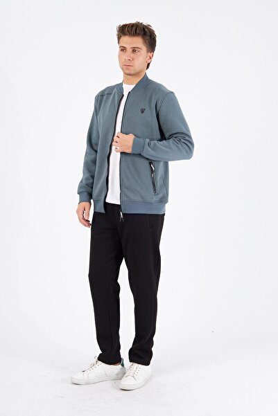 Marco Ferry Fleece-Lined 3 Thread Winter Tracksuit Set Khaki 5721-H