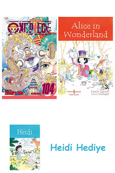 Bloomsbury ون بيس، المجلد. 104: المجلد 104 + أليس في بلاد العجائب + هايدي