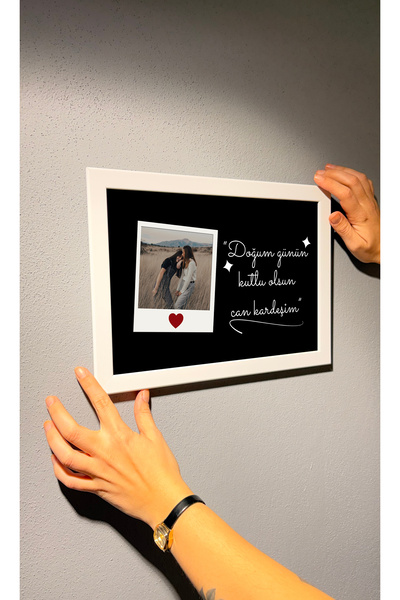 photonom En İyi Arkadaşa Doğum Günü Fotoğraf Baskılı Tablo Hediyesi