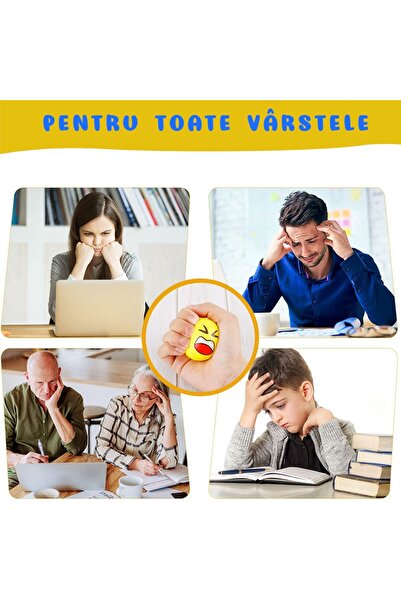 Pitikot Pitikot® anti-stress ball squishy toy, set of 12 sensory balls, with emoticons and bright colors