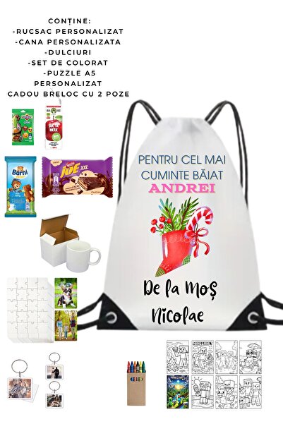 CrisPrint Set cadou Moș Nicolae sau Crăciun pentru baiat