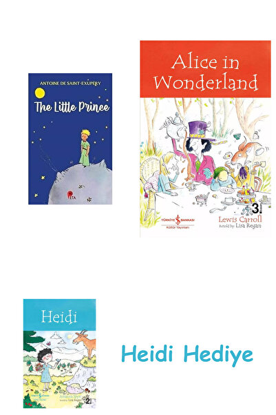 Bloomsbury Ο Μικρός Πρίγκιπας + Η Αλίκη στη Χώρα των Θαυμάτων + Η Χέιντι