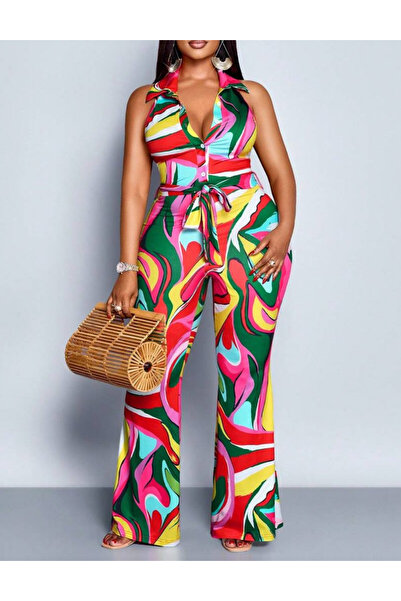 Sheya Shein Curve+ long jumpsuit, mix colors