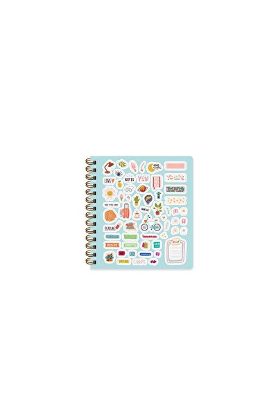 KESKİN COLOR 19X21 Spiral Bound Hard Cover Perpetual Agenda - Bloom