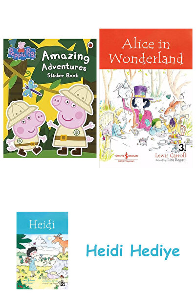 Bloomsbury بيبا بيج: مغامرات مذهلة - كتاب الملصقات + أليس في بلاد العجائب + ه...