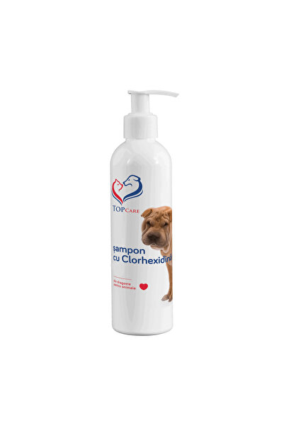 TopCare Chlorhexidine Shampoo for Dogs and Cats 250 ml – Protection for Sensitive Skin