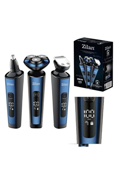Zilan ZLN 8726 4-in-1 Electric Shaver, LED, 60 min, Black