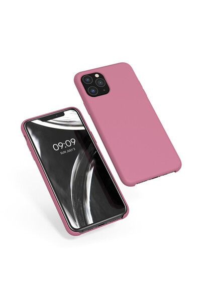 KWmobile Case for Apple iPhone 11 Pro, Silicone, Pink, 49726.167