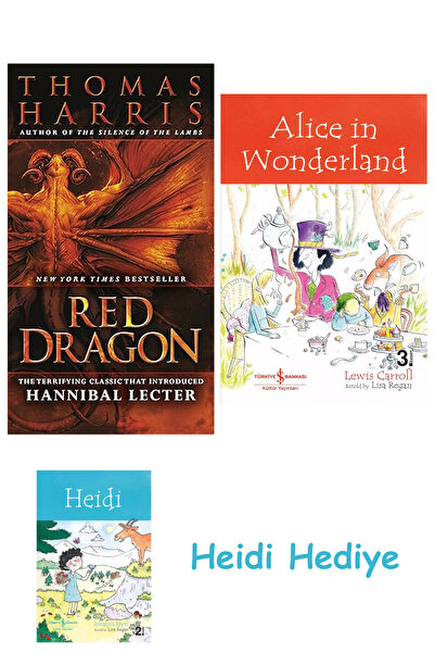 Bloomsbury Red Dragon + Alice in Wonderland + Heidi