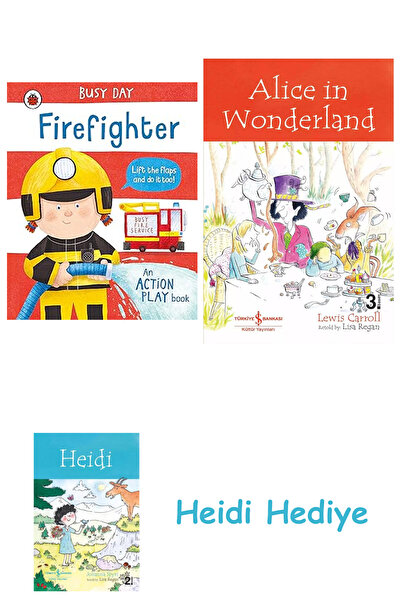 Bloomsbury يوم مشغول: رجل الإطفاء: كتاب مسرحي + أليس في بلاد العجائب + هايدي